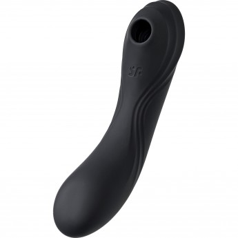 Вакуум-волновой бесконтактный стимулятор клитора SATISFYER Curvy Trinity 4, силикон, чёрный