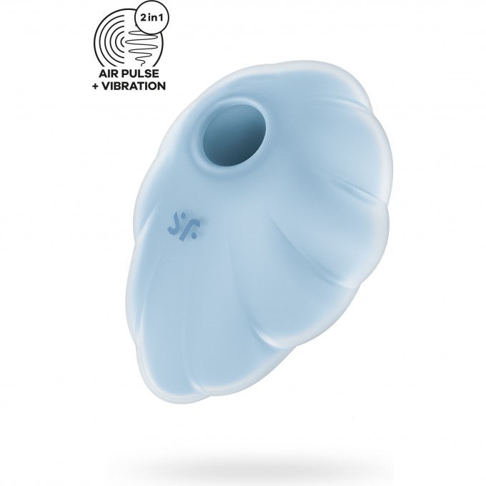 Вакуумный стимулятор клитора SATISFYER CLOUD DANCER, силикон, голубой J2018-275-2